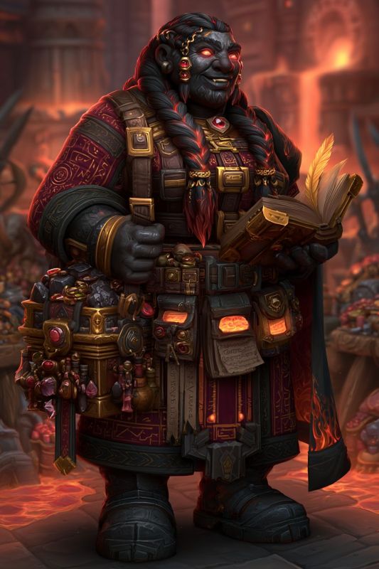 Merchant: Dark Dwarf, Woman 7