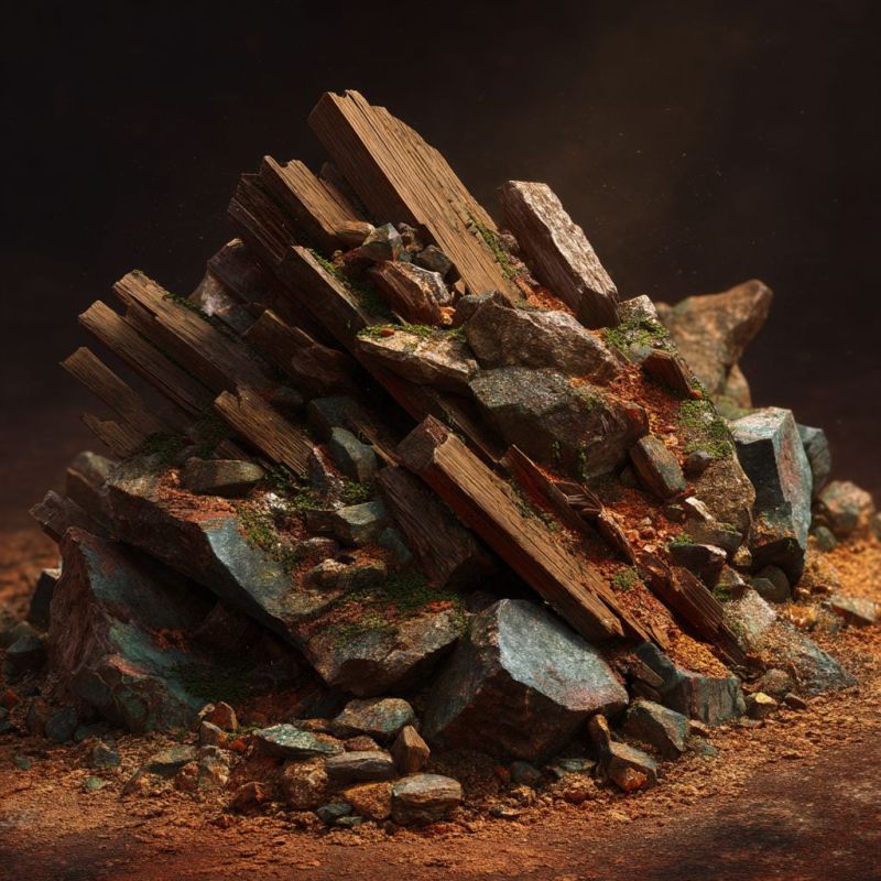 Rubble, Wood, Small