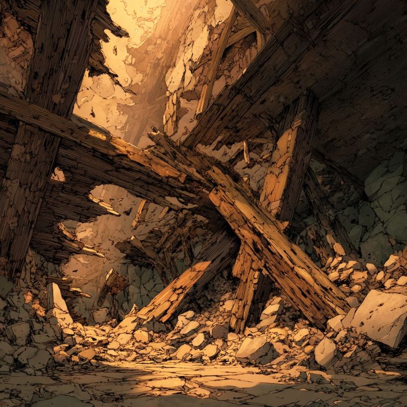 Rubble, Wood, Large 2