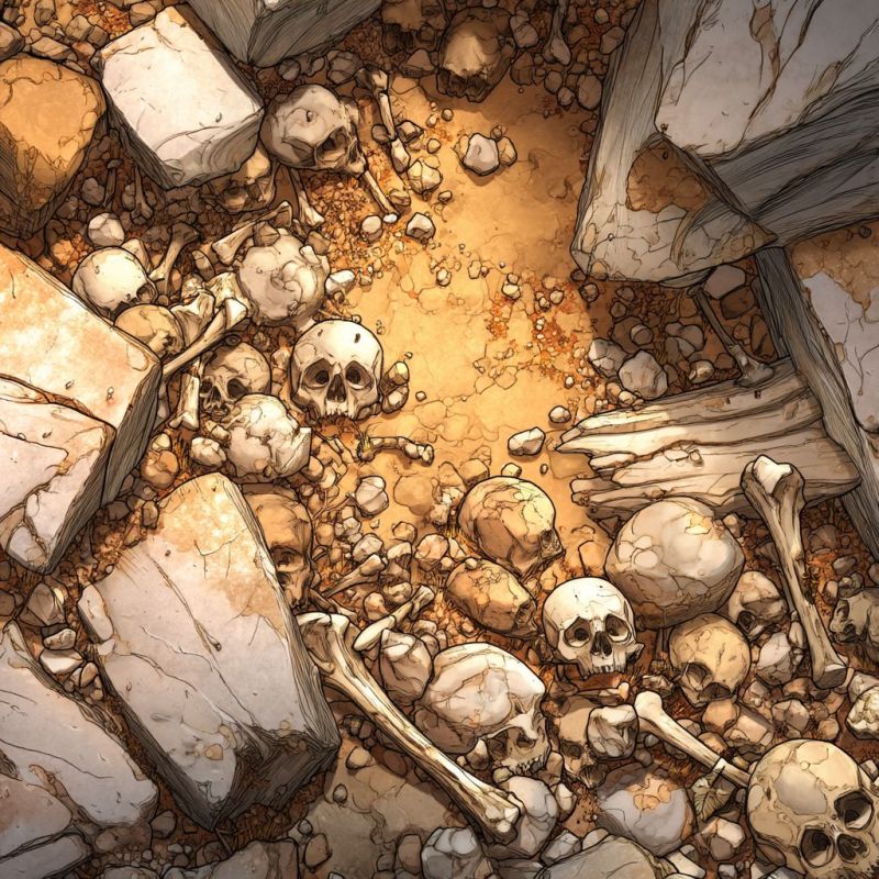 Rubble, Bone, Medium 4