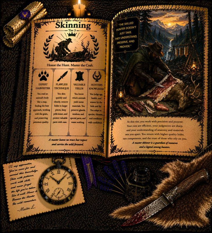 Skill Book: Skinning - Tier 3