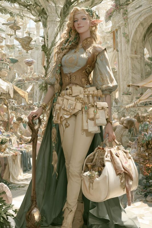 Merchant: High Elf, Woman