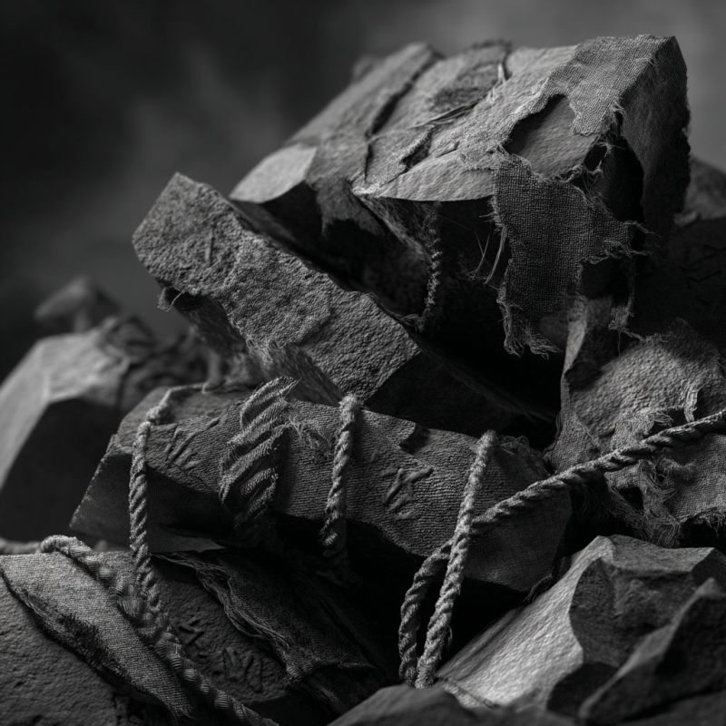 Rubble, Cloth, Medium