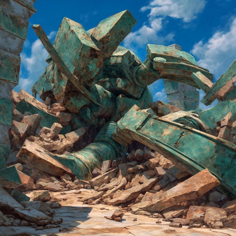 Rubble, Bronze, Colossal