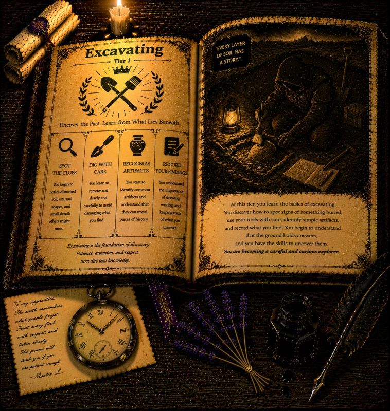 Skill Book: Excavating - Tier 1