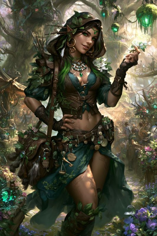 Merchant: Wood Elf, Woman 5