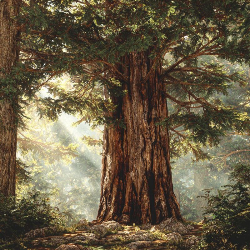 Redwood Tree, Medium