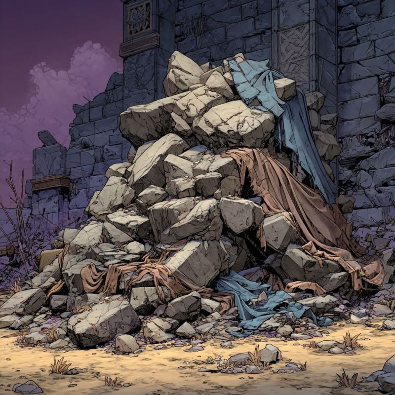 Rubble, Cloth, Large 3