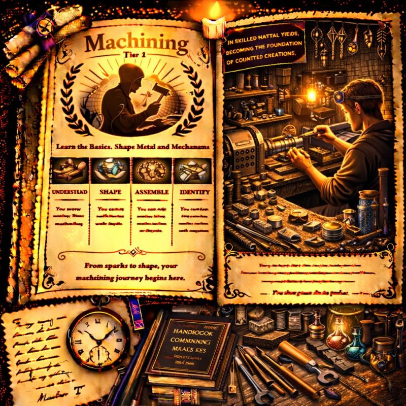 Skill Book: Machining - Tier 1