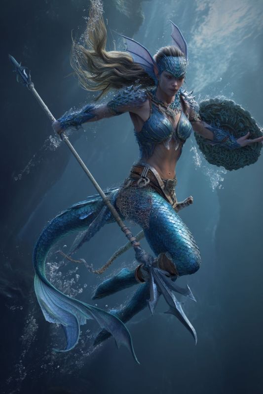 Merfolk Warrior 4