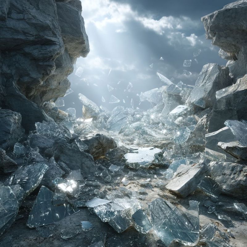 Rubble, Glass, Large 2