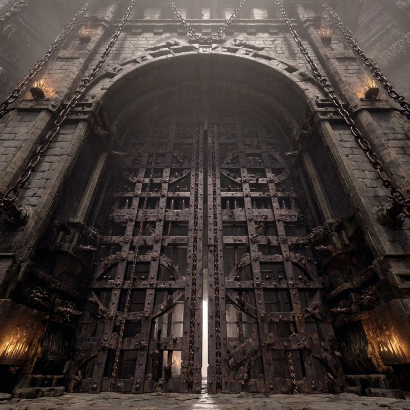 Portcullis, Huge, Iron 3