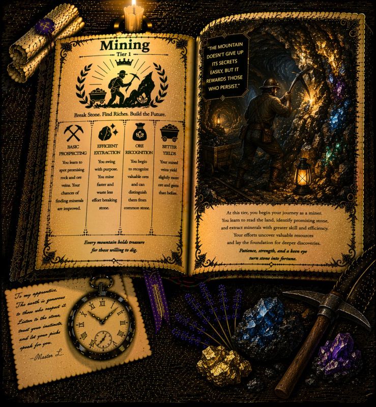 Skill Book: Mining - Tier 1