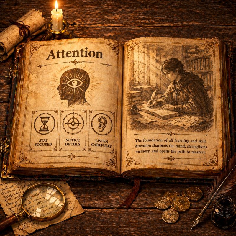 Skill Book: Attention - Tier 1