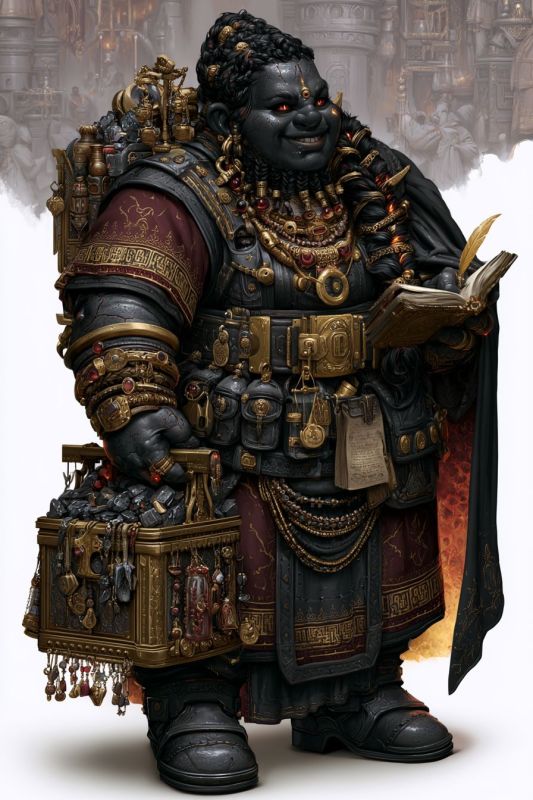 Merchant: Dark Dwarf, Woman