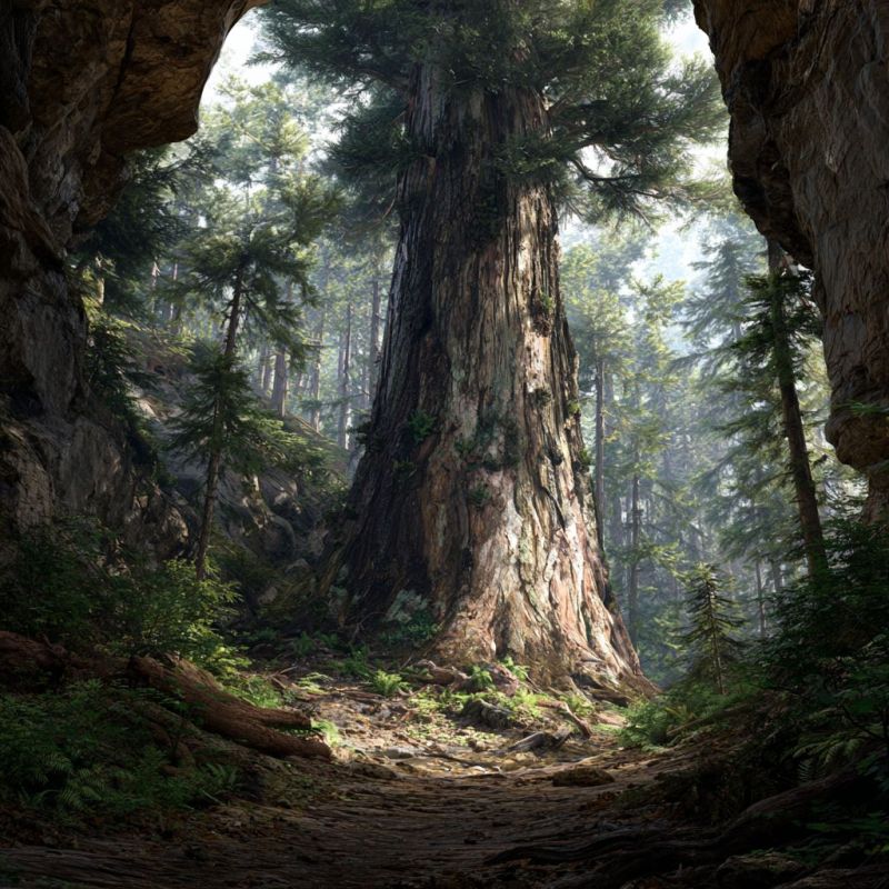 Redwood Tree, Huge
