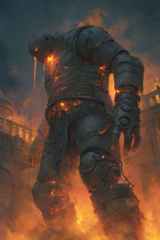 Necromechanical Golem - Archon of Iron and Flame 2