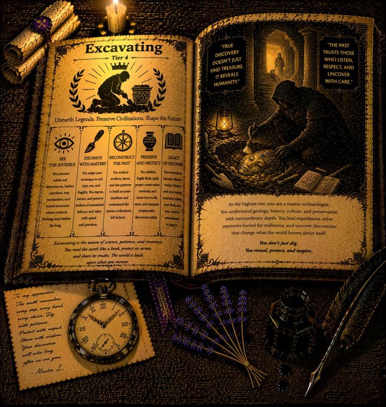 Skill Book: Excavating - Tier 4