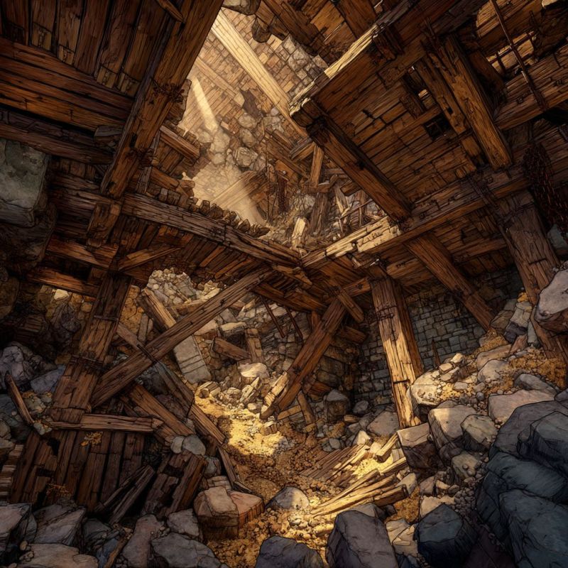 Rubble, Wood, Colossal 5