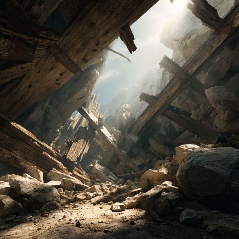Rubble, Wood, Colossal 3