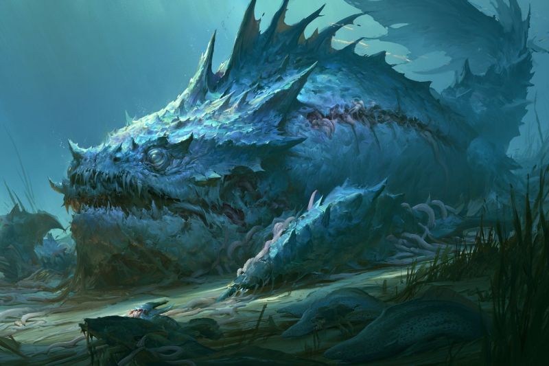 Corpse, Sea Creature Underwater