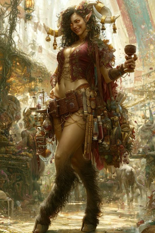 Merchant: Satyr, Woman 3