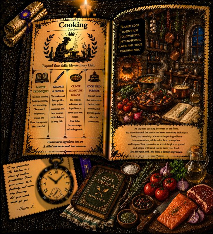 Skill Book: Cooking - Tier 2