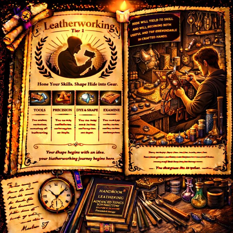 Skill Book: Leatherworking - Tier 2