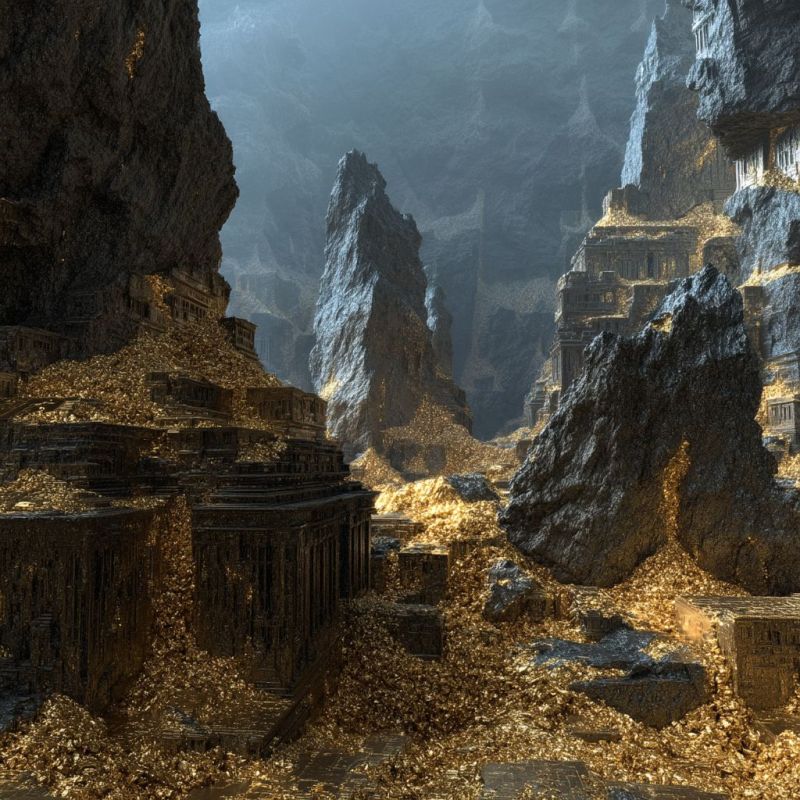 Rubble, Gold, Colossal