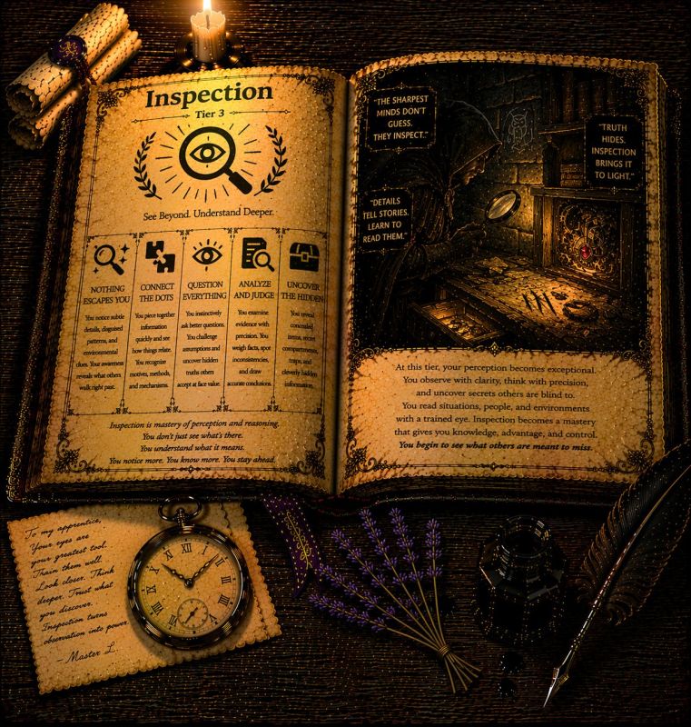 Skill Book: Inspection - Tier 3