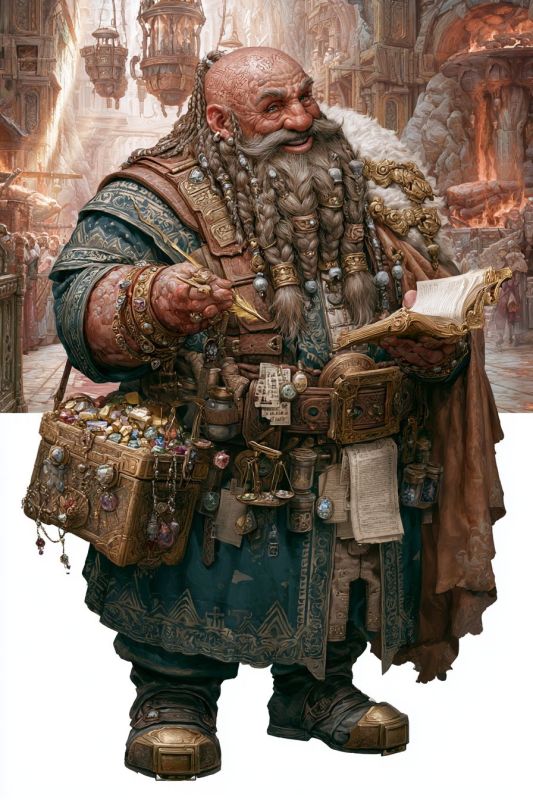 Merchant: Dwarf, Man