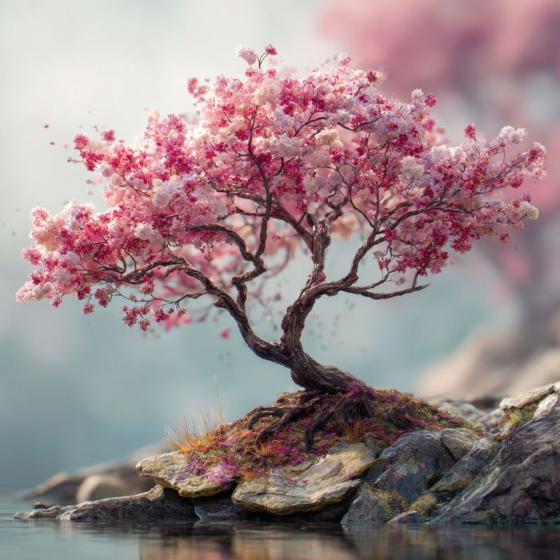 Cherry Blossom Tree, Tiny