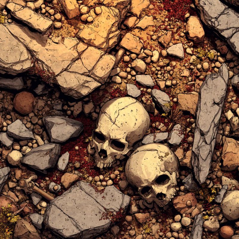 Rubble, Bone, Medium 2