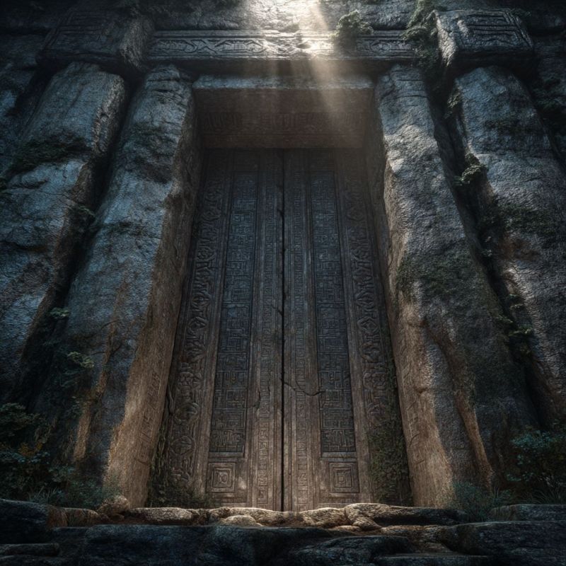 Door, Huge, Stone 4