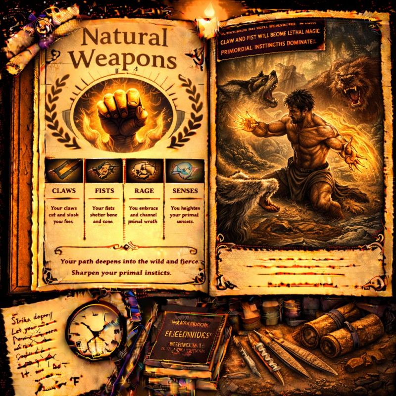 Skill Book: Natural Weapons - Tier 2