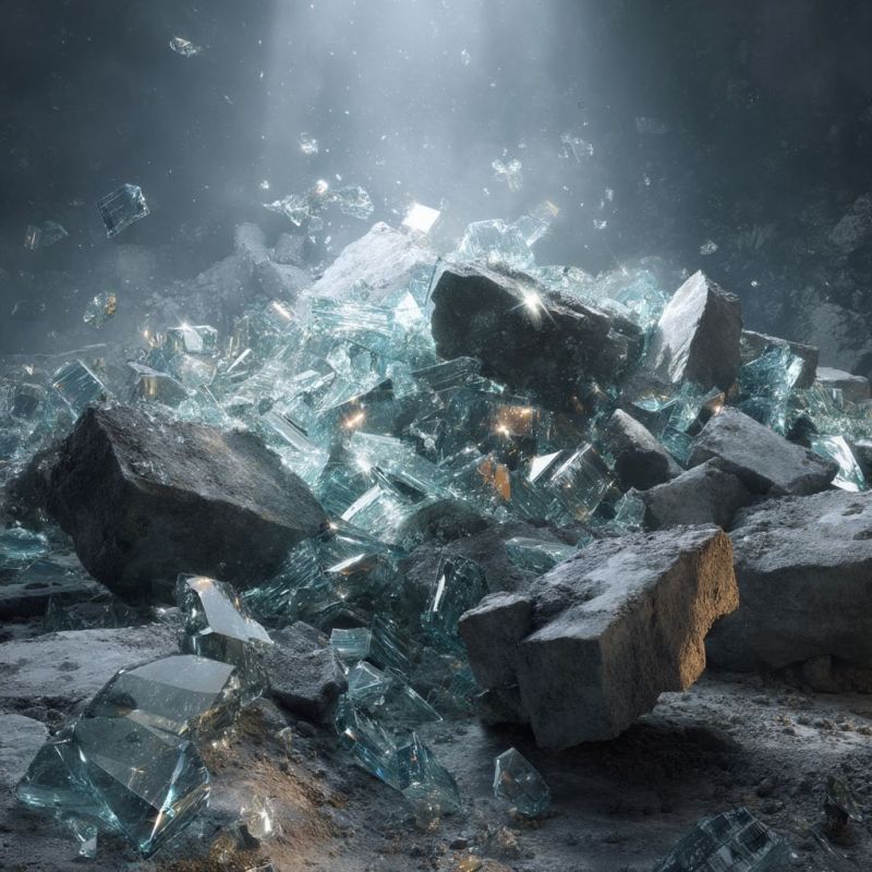 Rubble, Glass, Large 3