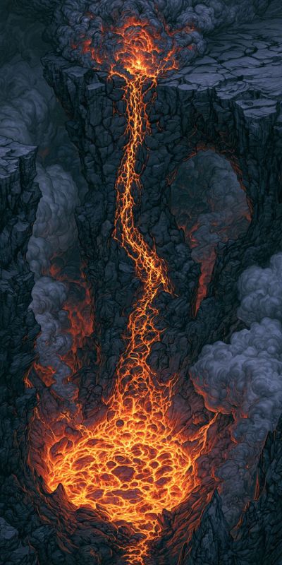 Lavafall, Small
