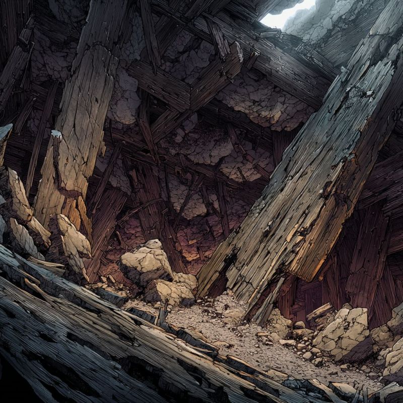 Rubble, Wood, Large 4