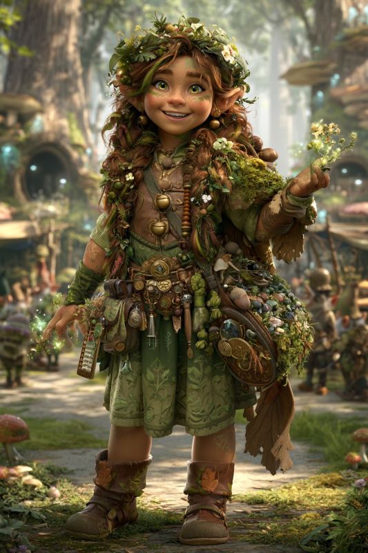Merchant: Forest Gnome, Woman