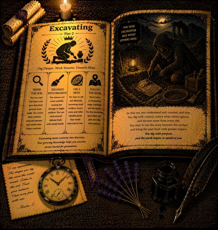 Skill Book: Excavating - Tier 2