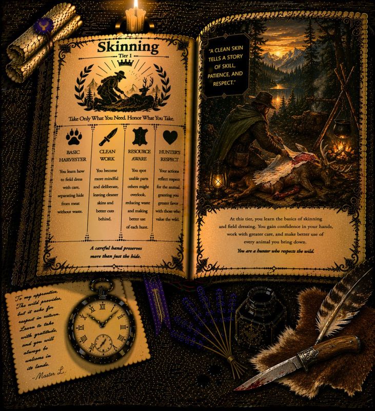 Skill Book: Skinning - Tier 1