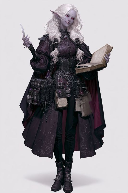 Merchant: Dark Elf, Woman 3