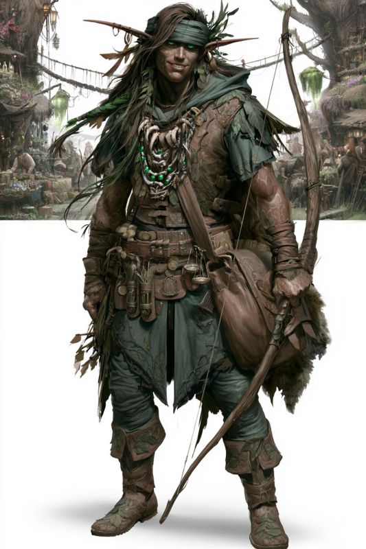 Merchant: Wood Elf, Man 4