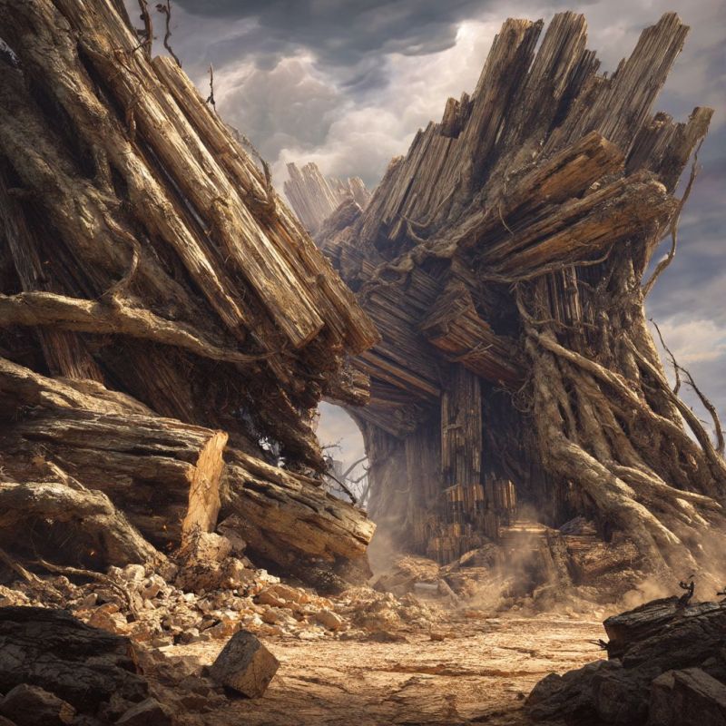 Rubble, Wood, Gargantuan 4