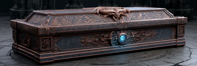Coffin, Stone, Medium 4