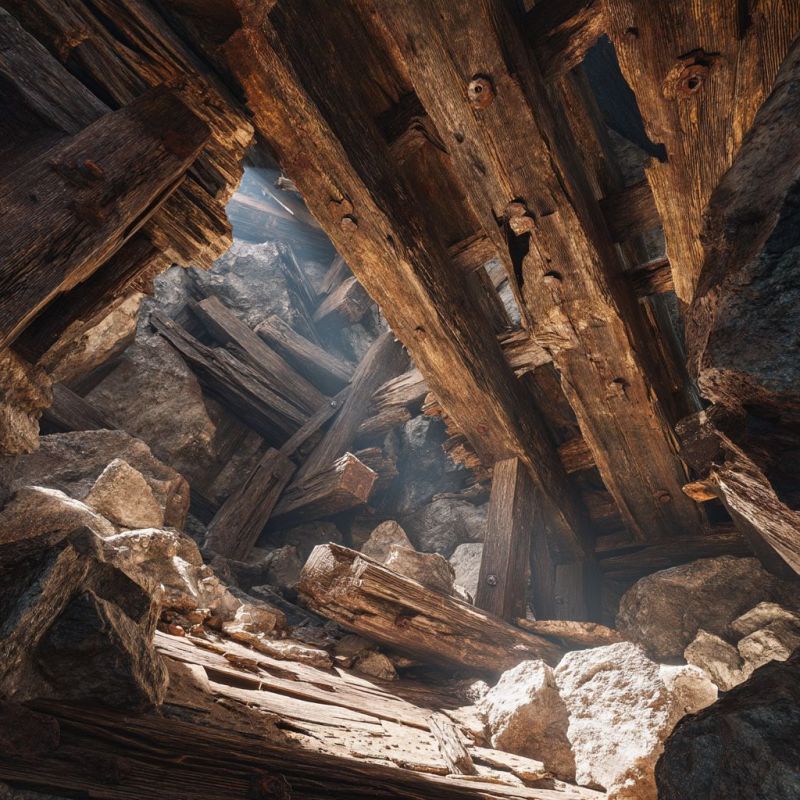 Rubble, Wood, Colossal