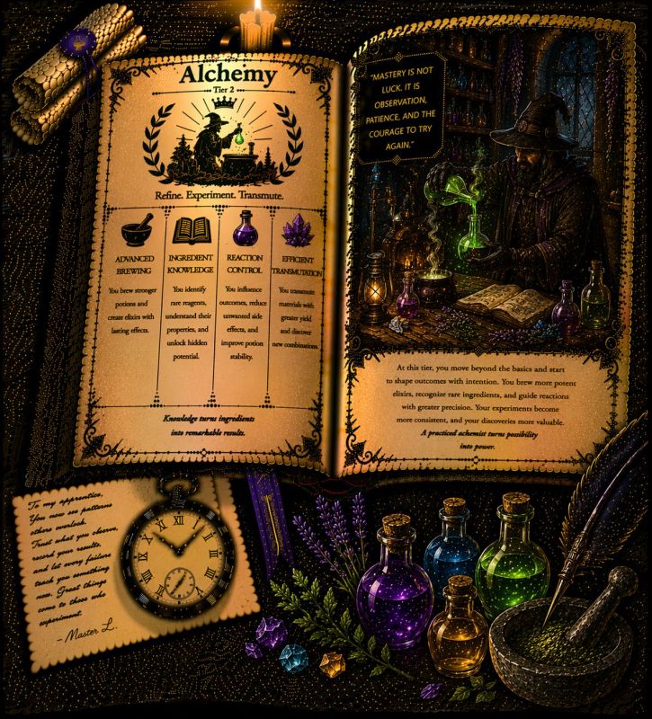 Skill Book: Alchemy - Tier 2