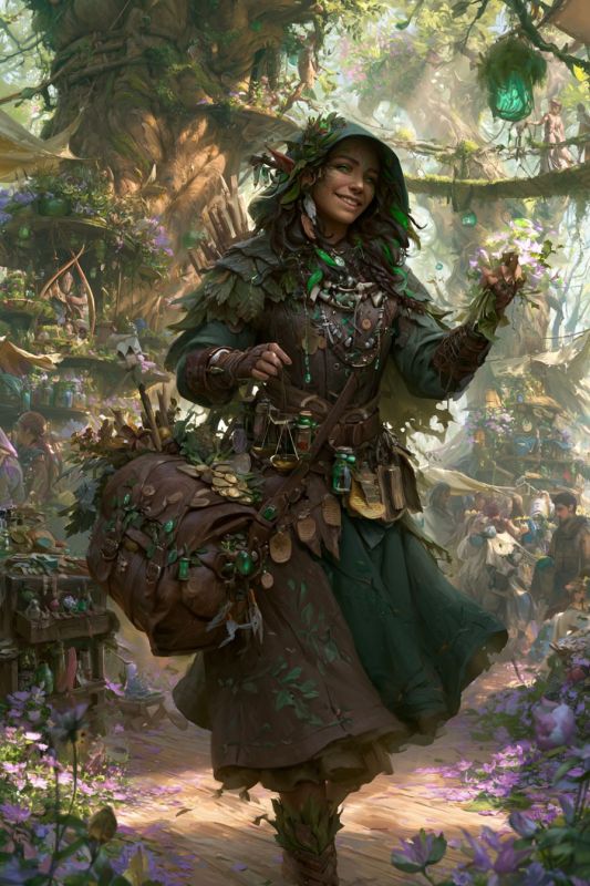 Merchant: Wood Elf, Woman 4