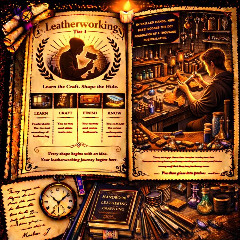 Skill Book: Leatherworking - Tier 1