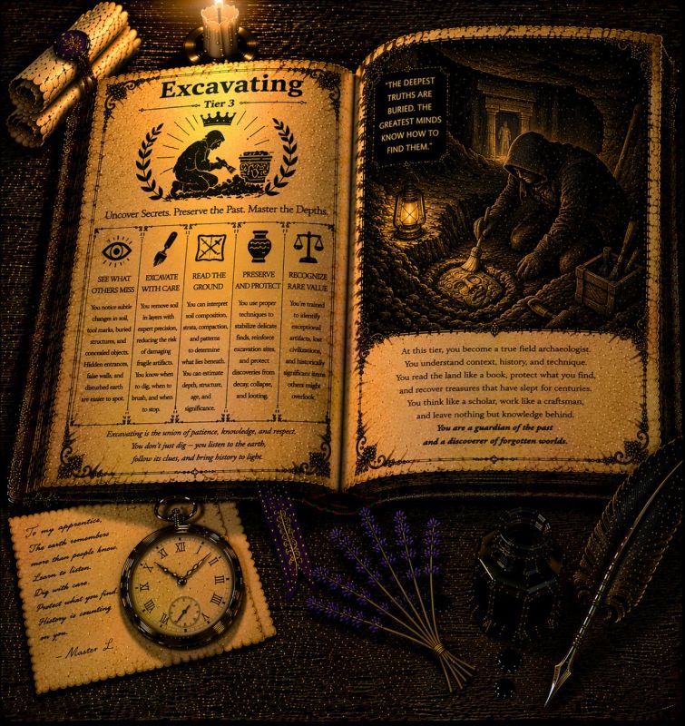 Skill Book: Excavating - Tier 3